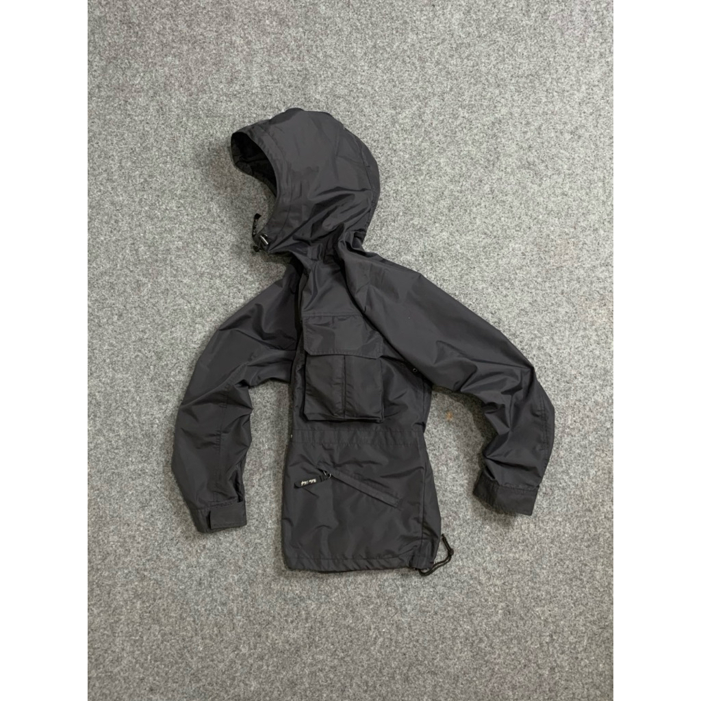 Vintage Yellow Knife Anorak Utility Multipocket Jacket