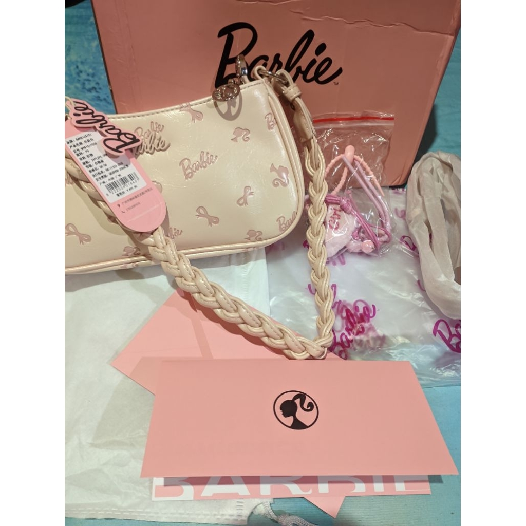 BARBIE BAG/BARBIE TAS KEPANG ORIGINAL NEW / SEAL / TAS PINK ORIGINAL