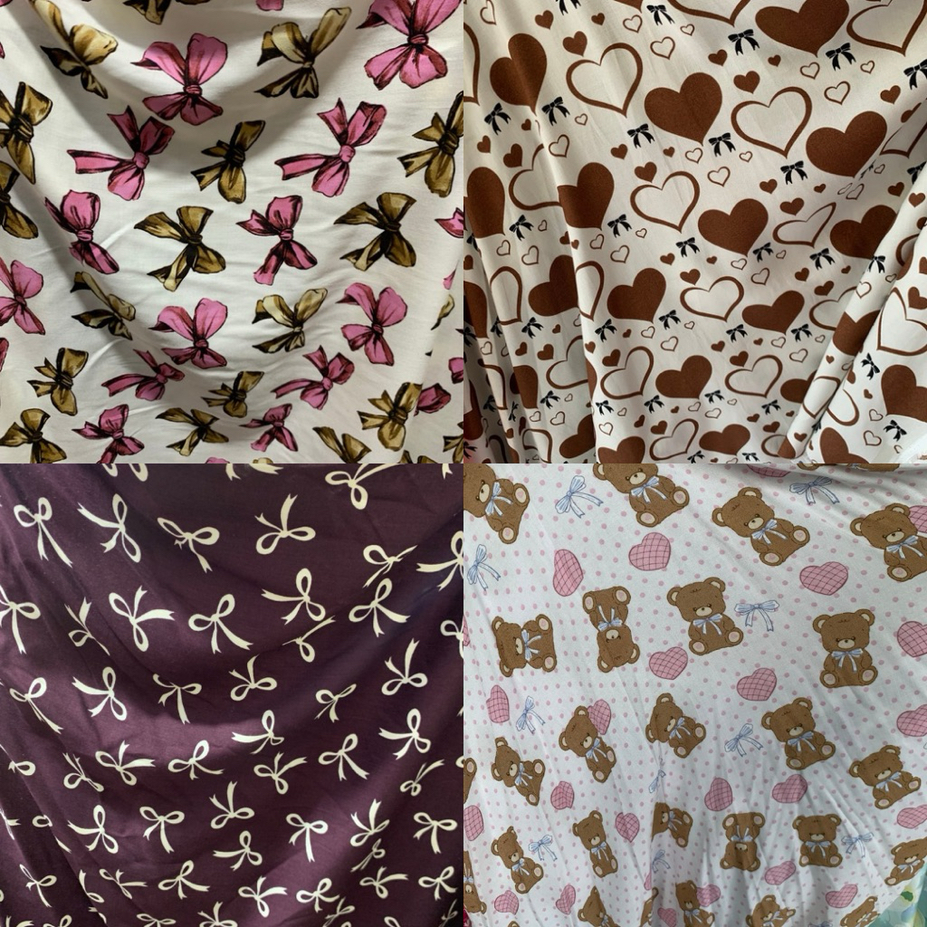 Kain Katun Rayon Viscose Premium | katun rayon | rayon motif | Rayon premium | Daster | Kemeja | Piy