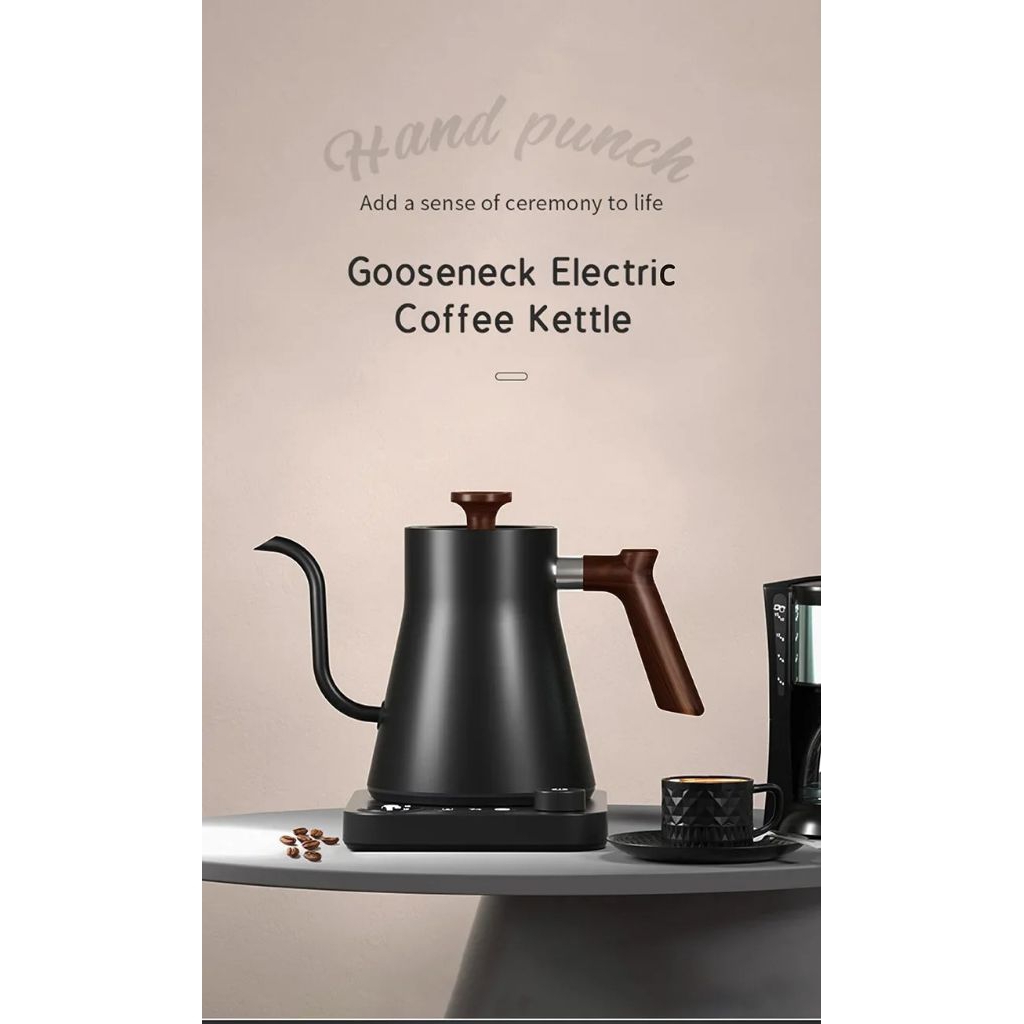 Teko Listrik Kopi Pemanas Air Leher Angsa Pour Over 1200W 900ml - KT90 Pro