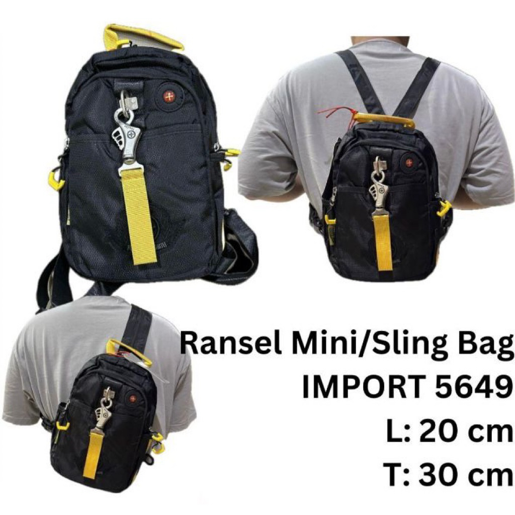 COD Tas Slempang atau Ransel Mini Tactical Outdoor Waterproof Pria Tipe 5649 / Tas Tactical Multifun