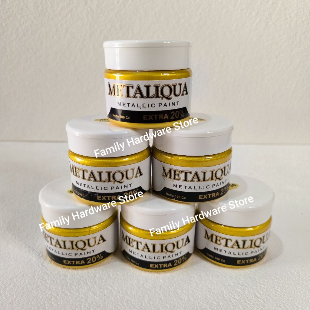 Cat Metallic Metaliqua 100 cc Gold Emas