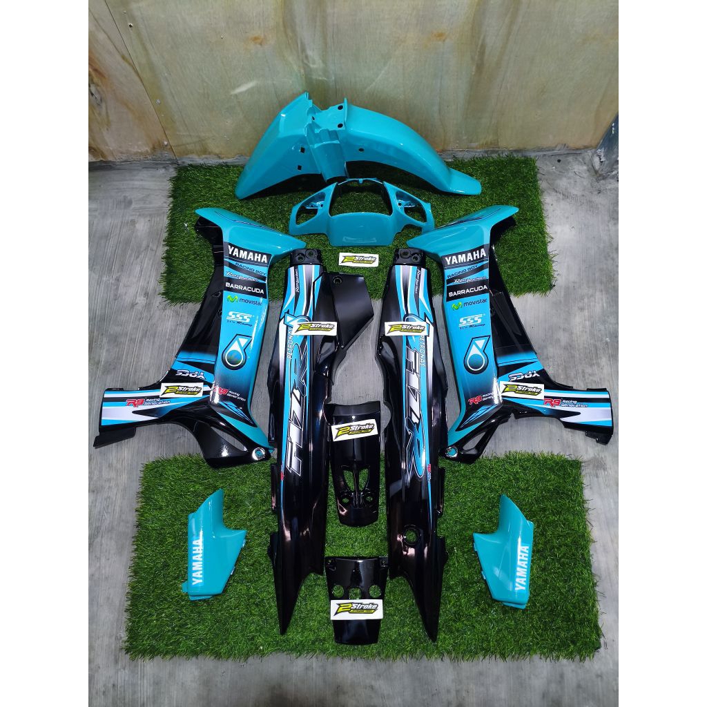 Cover Body Fizr Full Set Halus Body Fizr Petronas Tosca Hitam Body Set Halus Yamaha Fizr F1zr