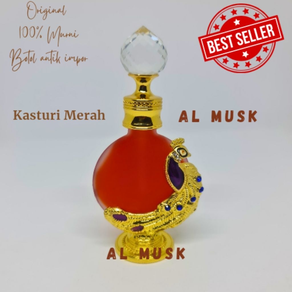Minyak Kasturi Merah Super Original Impor Murni Non Alkohol