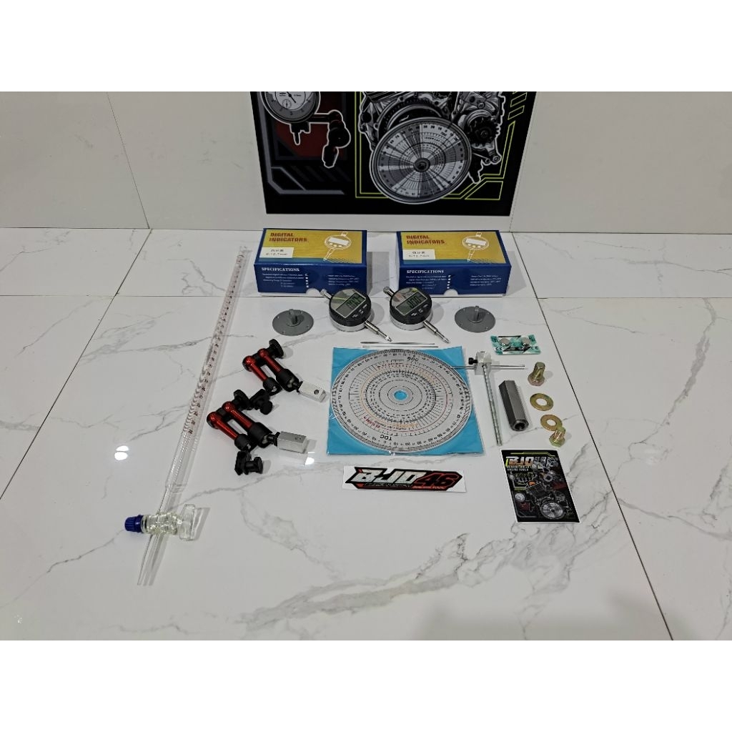 Busur derajat dial digital dengan buret dayel indikator digital flexible universal