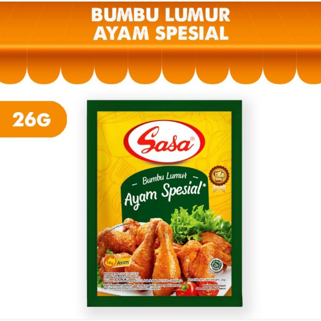

Sasa Bumbu Lumur Ayam Spesial 26g