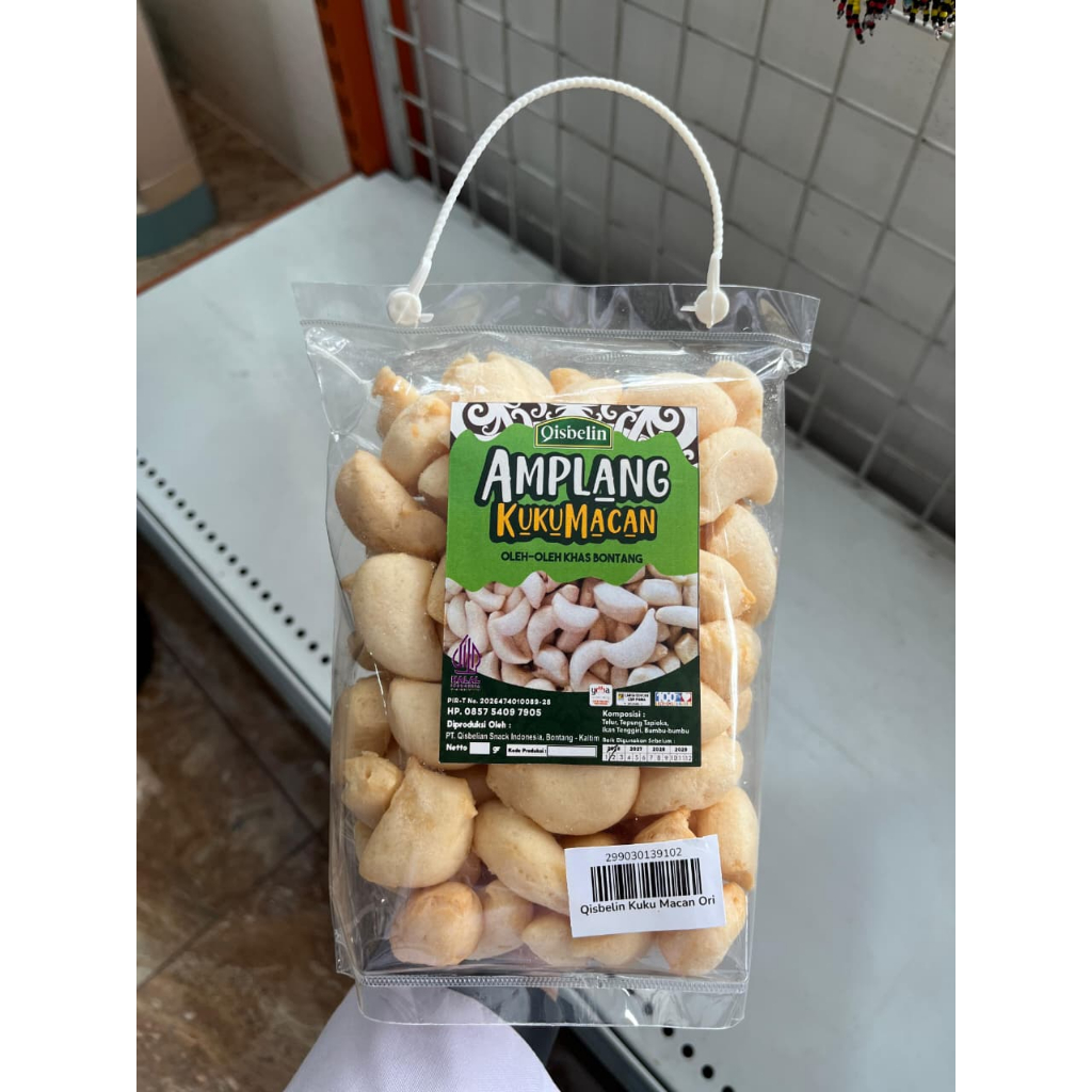 

Amplang Kuku Macan Qisbelin Khas Bontang Asli Kalimantan Timur