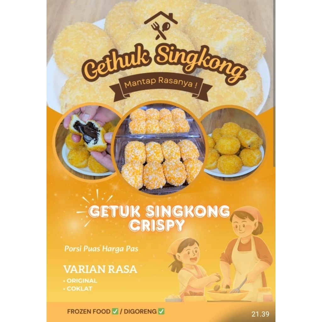 Gethuk Goreng Singkong Crispy Frozen