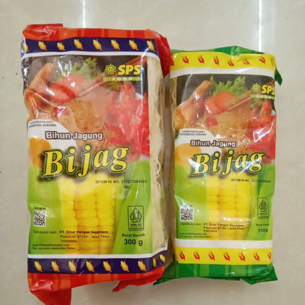 

Bijag Bihun Jagung Merah & Hijau