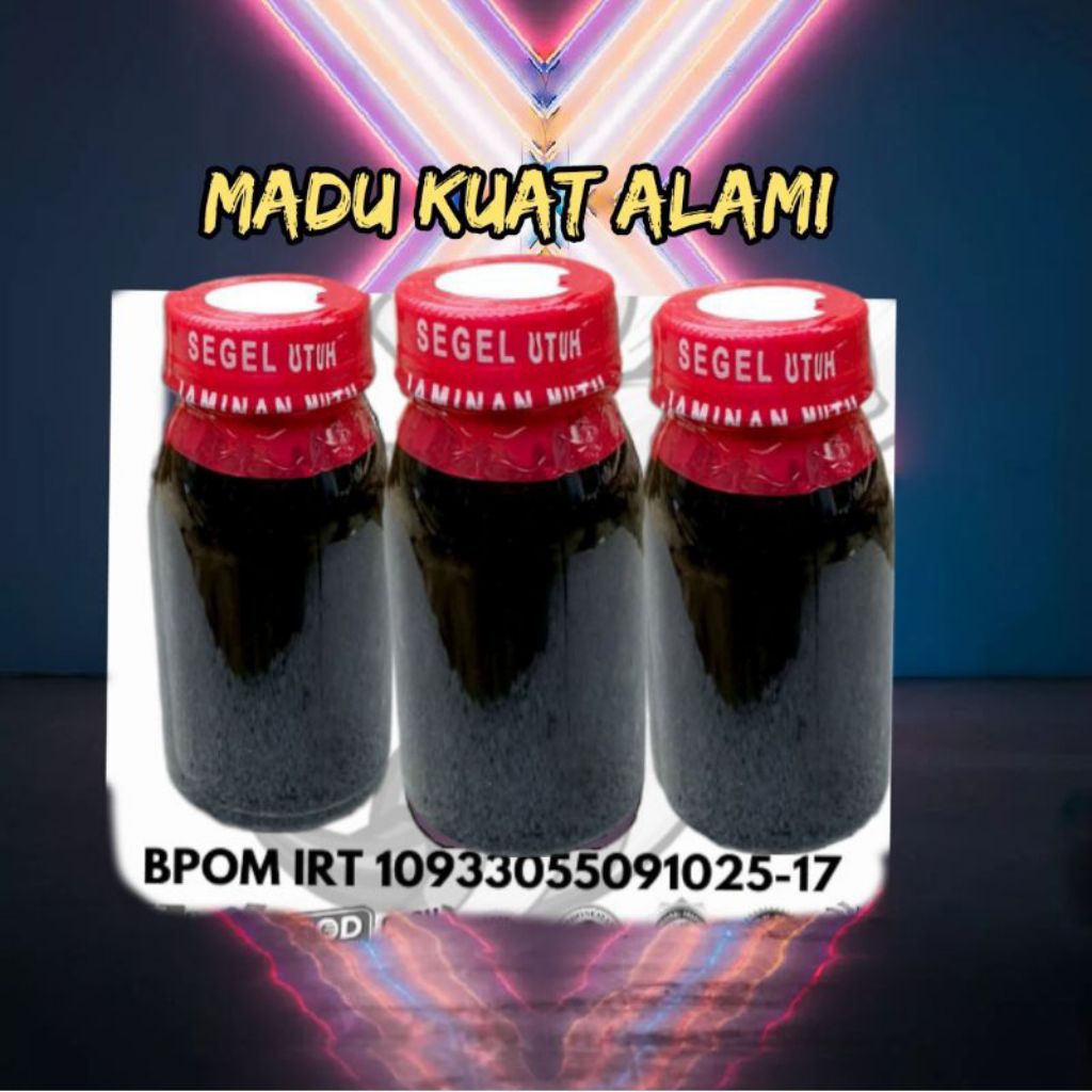 

madu segel merah tonik polosan isi 60ml