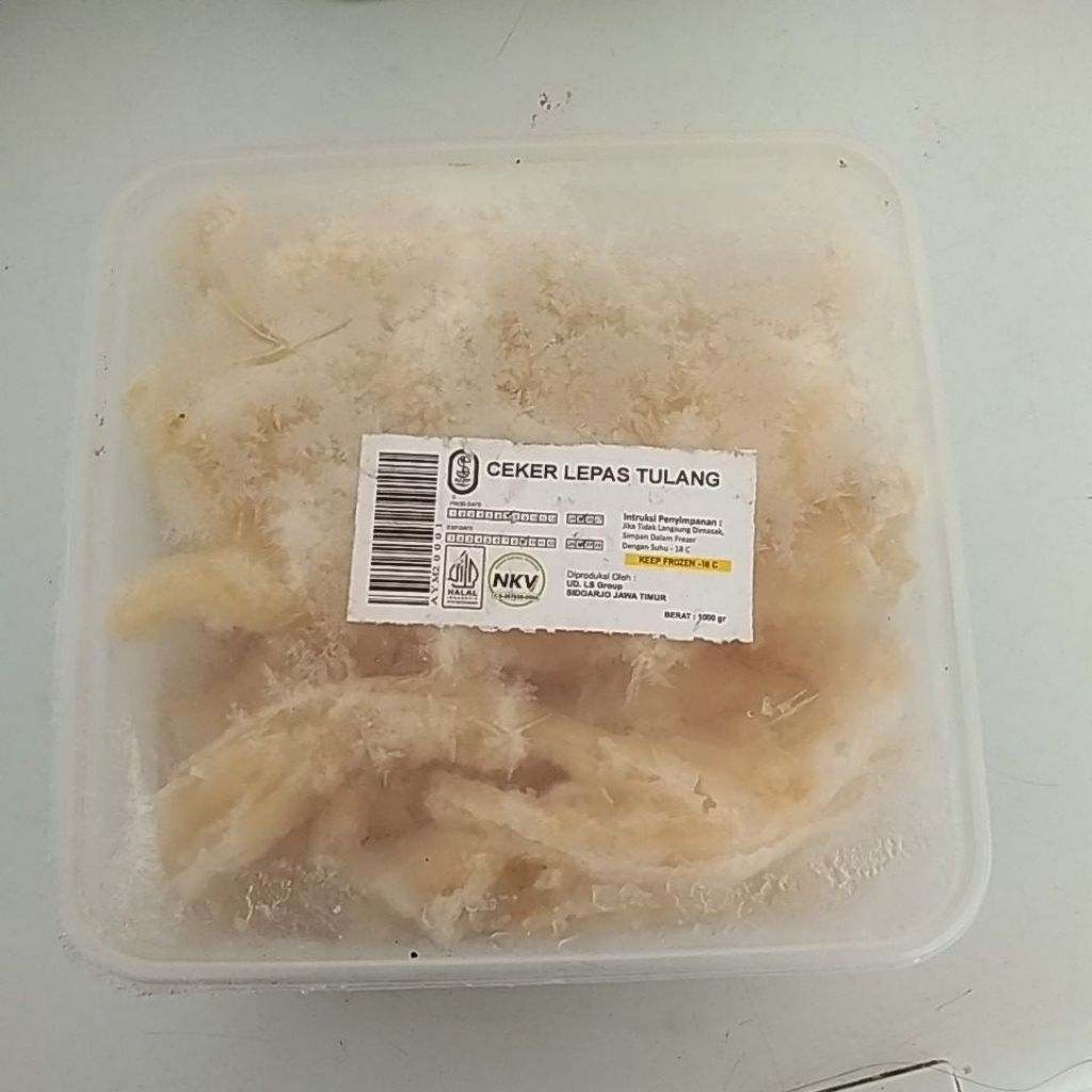 

ceker ayam tanpa tulang 1 kg