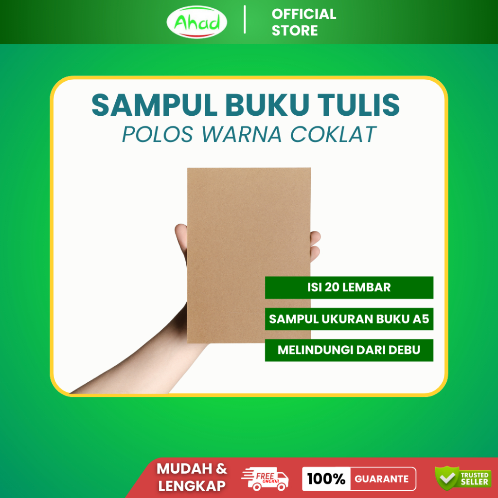 

ALFA SAMPUL BUKU KWARTO POLOS ISI 20 LEMBAR | SAMPUL BUKU SEKOLAH | SAMPUL UKURAN A5