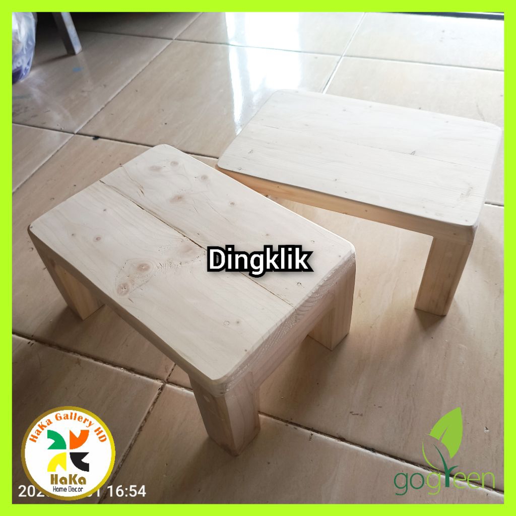 Jengkok Kayu/ Dingklik Kayu