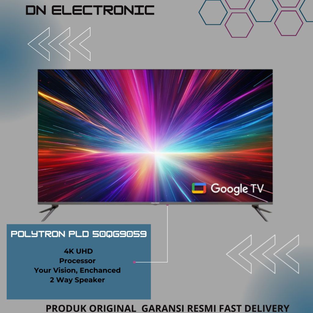 POLYTRON Smart Cinemax EQLED 50 Inch – PLD 50QG9059