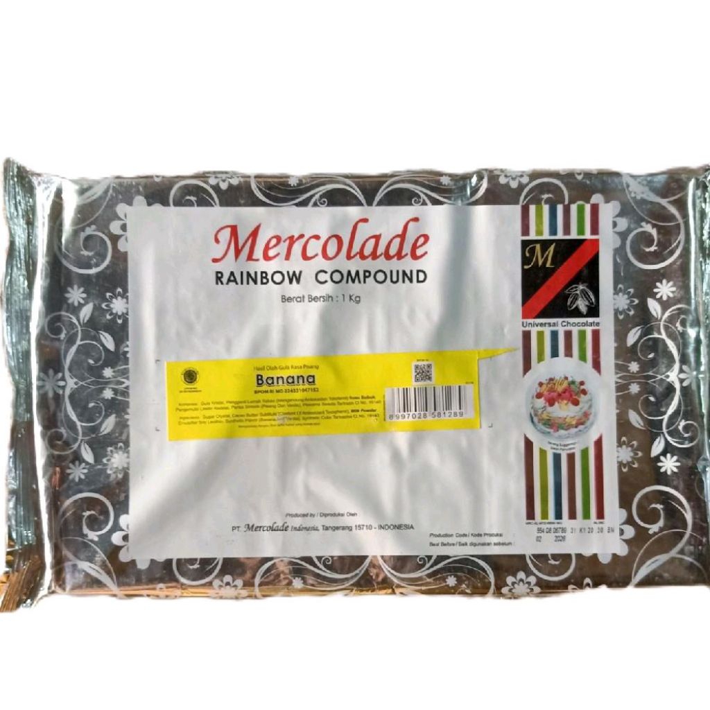 

Mercolade Rainbow compound rasa Banana 1 kg