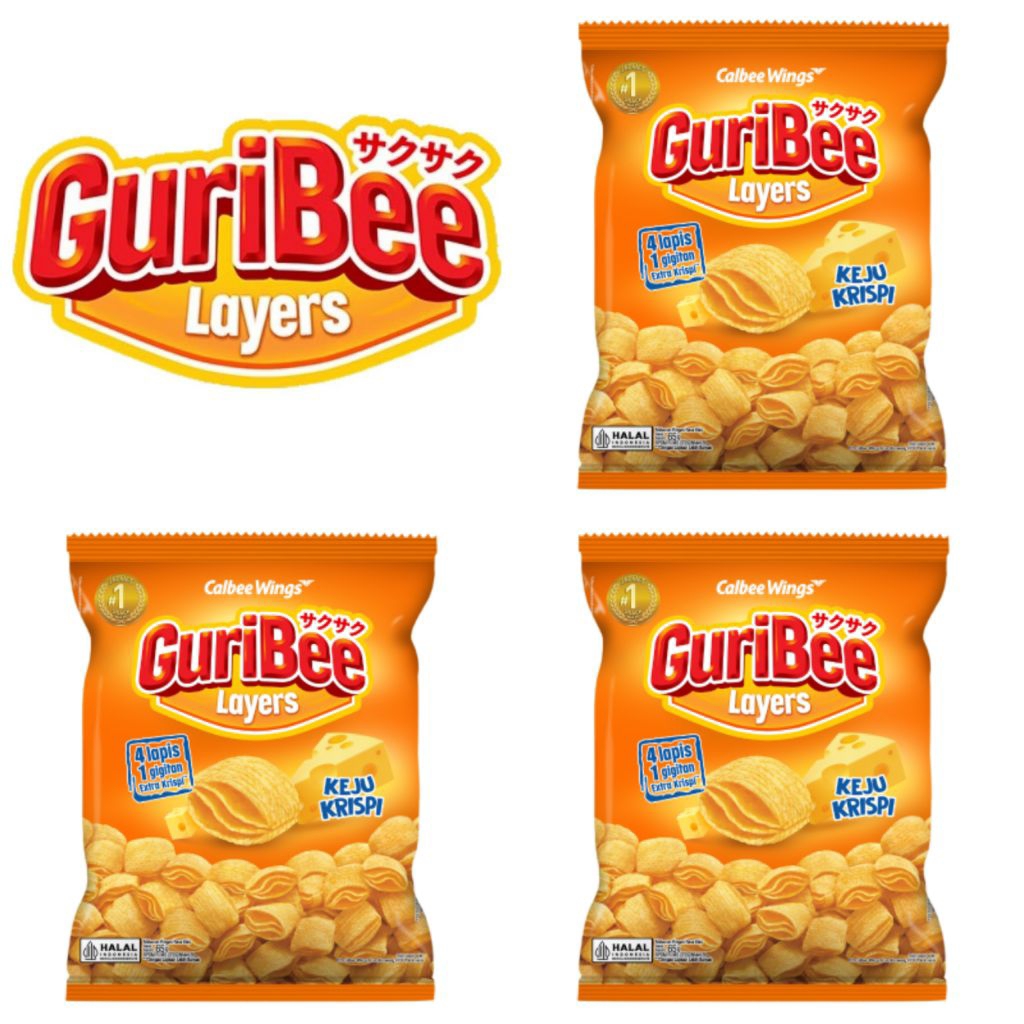 

GuriBee Layers Keju Krispi 65 Gram