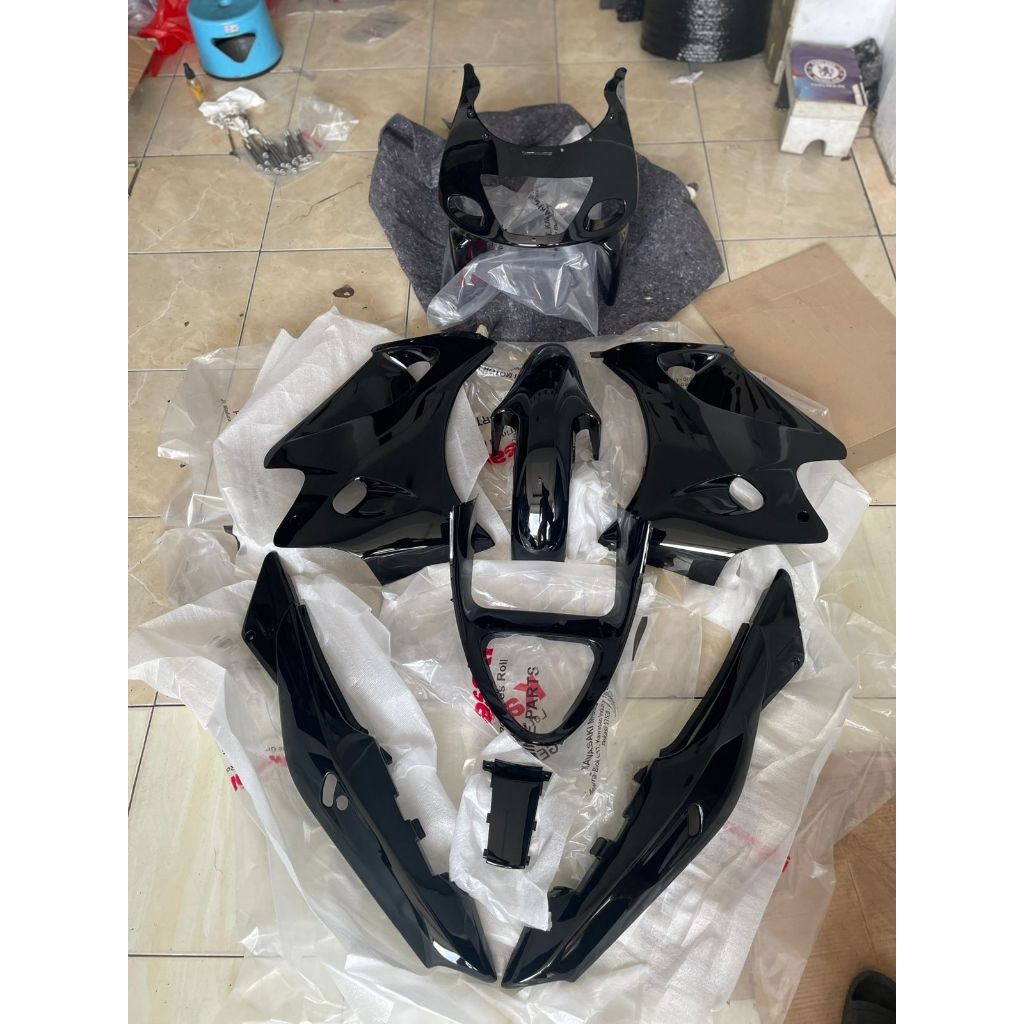 Body Fullset Kawasaki Ninja RR OLD Original hitam