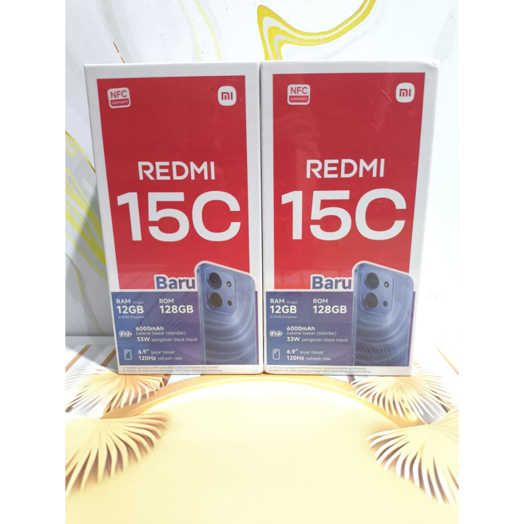 REDMI 15C RAM 8 256 BERGARANSI RESMI ORI