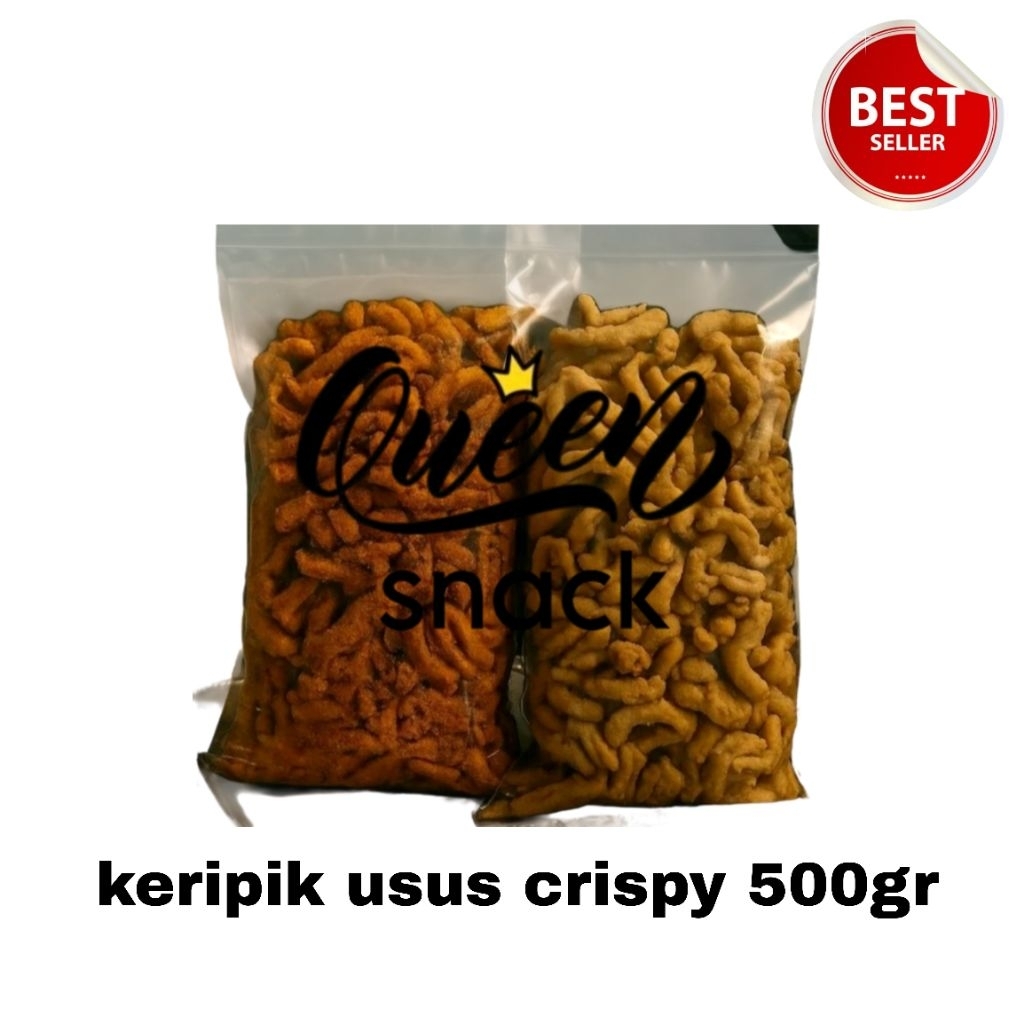 

500gr kiripik usus crispy varian pedas gurih enak murah