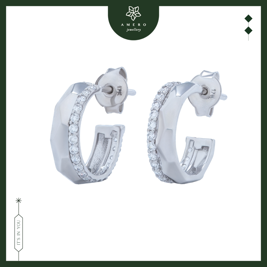 Anting Emas 17K Vinci VE-65 Amero Jewellery