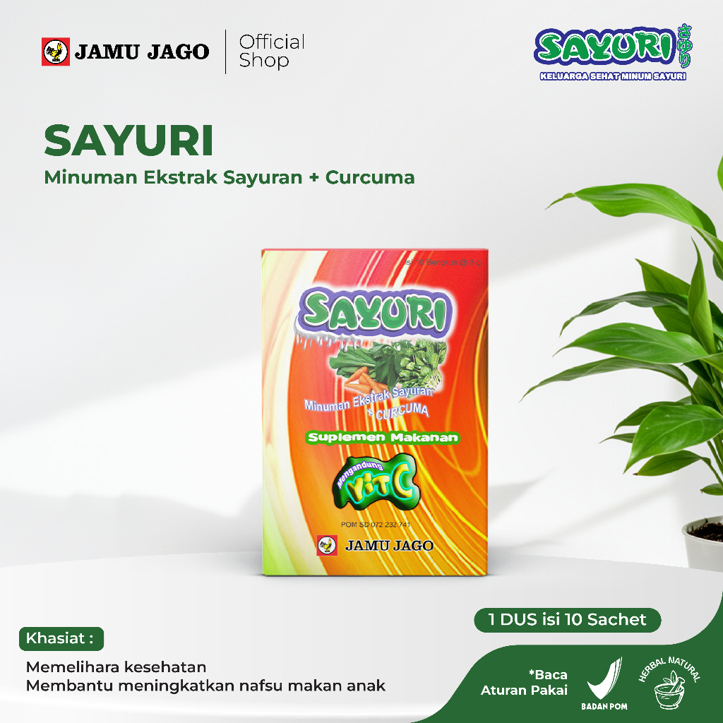 

Sayuri Penambah Nutrisi Makanan Membantu Meningkatkan Nafsu Makan Anak dan Dewasa