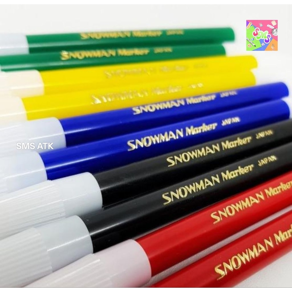 (ecer) Spidol kecil Snowman