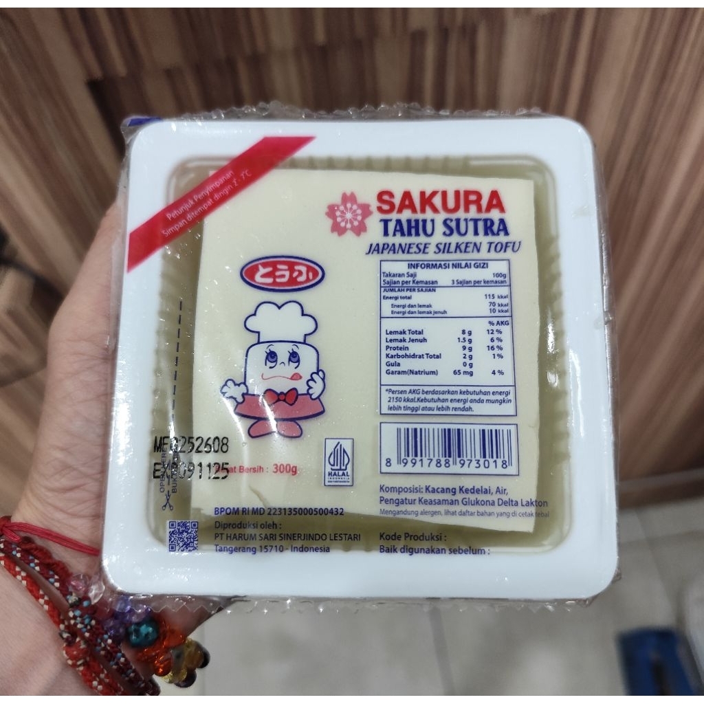 

Silken Tofu / Tahu Sutra Sakura 300gr