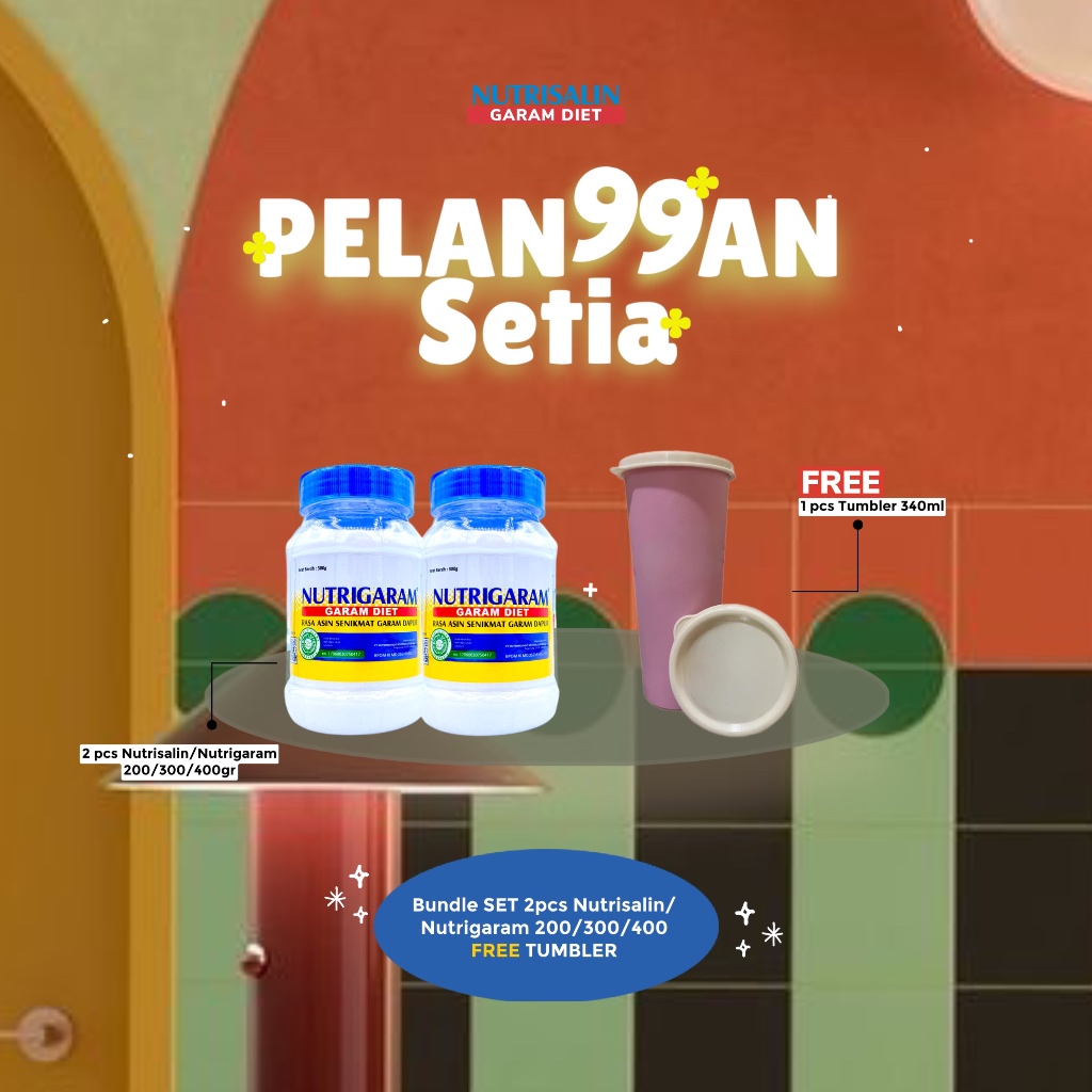 

2pcs Nutrigaram 300gr FREE tumbler