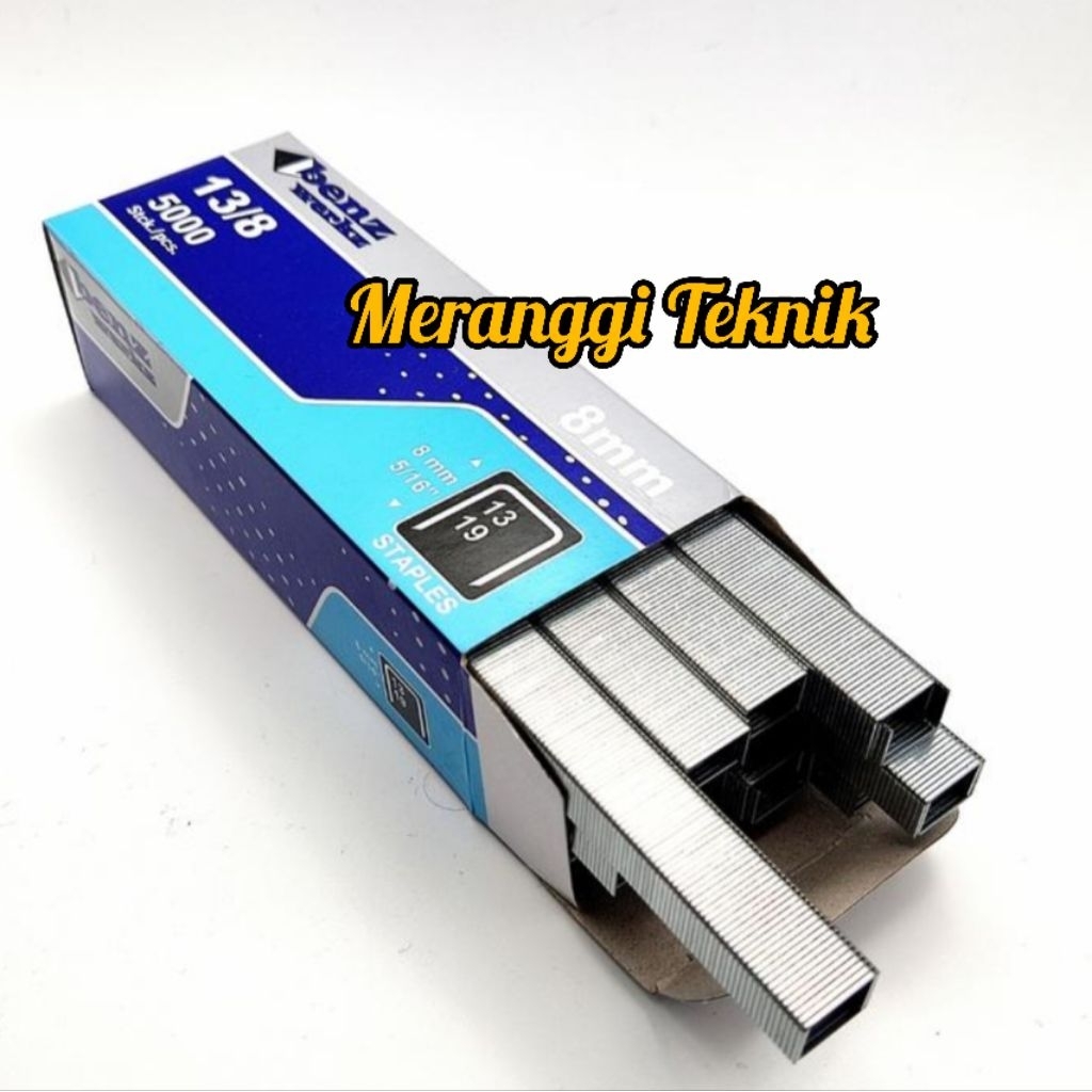 

id5020 Isi staples straples U 8 mm Benz 13/8 tembakan rapide