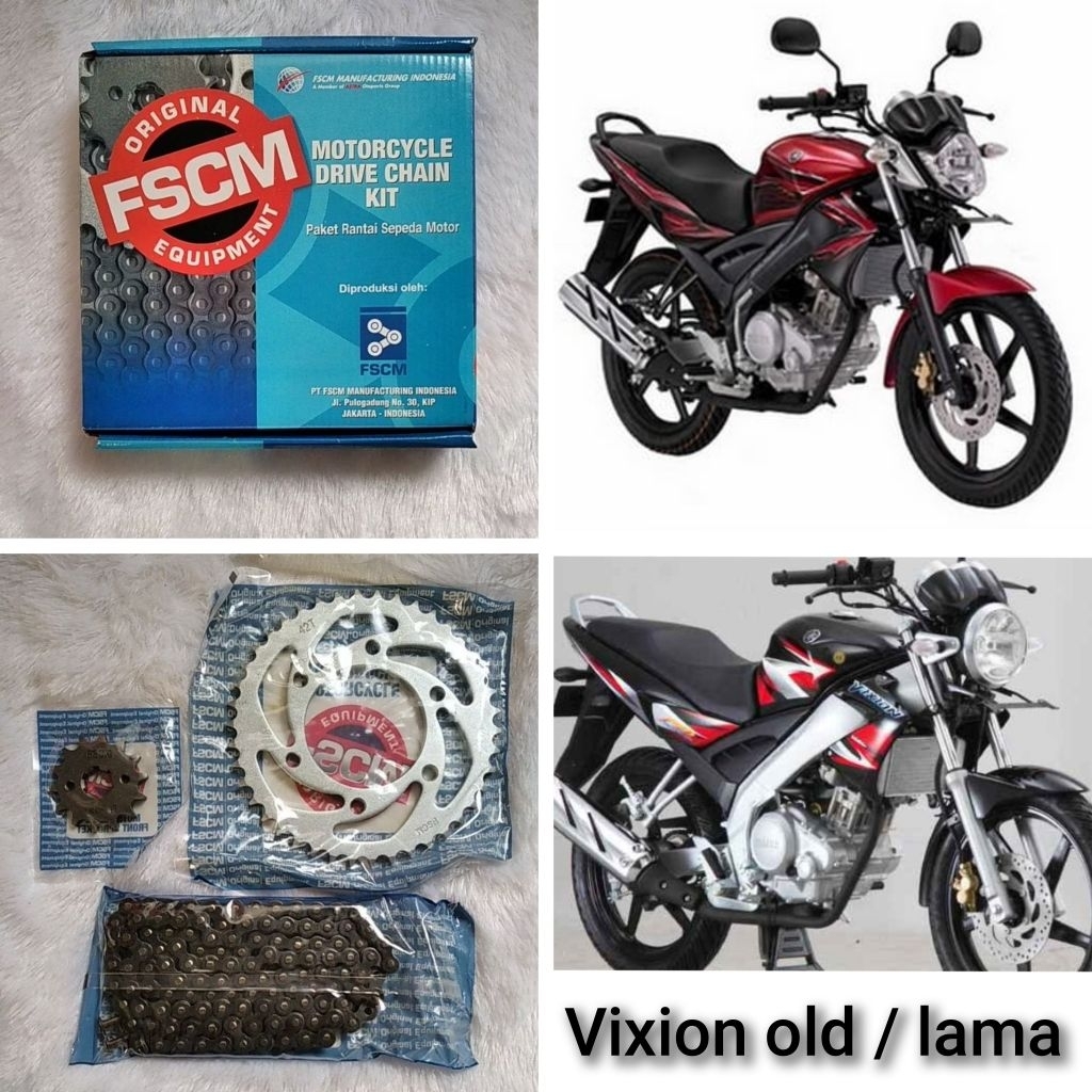 Gir set gear paket vixion old ori FSCM