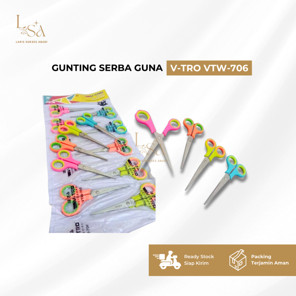 

Gunting V-Tro Tanggung Serba Guna VTW-706