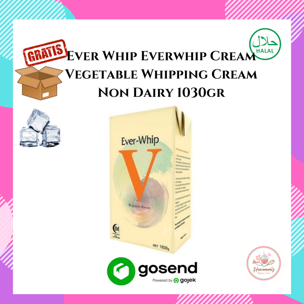 

Ever Whip Everwhip Cream Vegetable Whipping Cream Non Dairy 1030gr