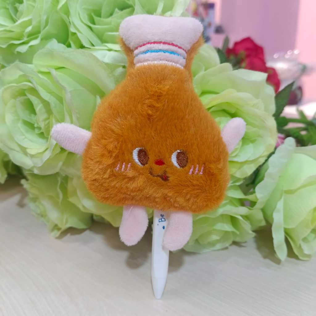 

Pink Ocean Pulpen Pena Model Paha Ayam Gemoy Drumstick Doll Pen