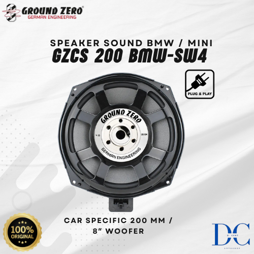 Speaker Premium Sound Mobil - Speaker GZCS 200 BMW-SW4 Sound BMW Ground Zero - Speaker Subwoofer Pre