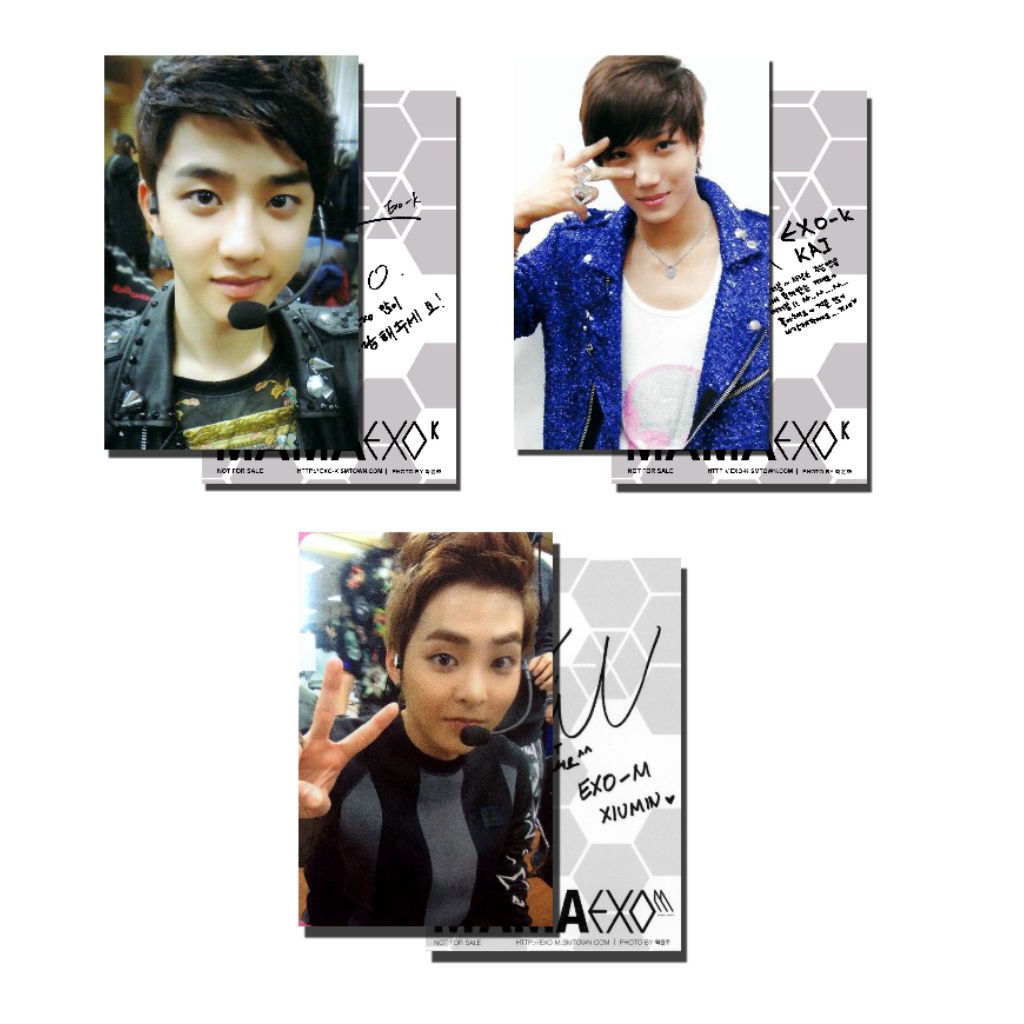 [UNOFFICIAL] EXO MAMA PHOTOCARD