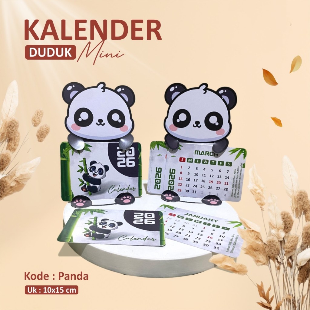 

2025 & 2026 Kalender Meja Aesthetic - Kalender Meja Mini Karakter Lucu Terbaru Kekinian