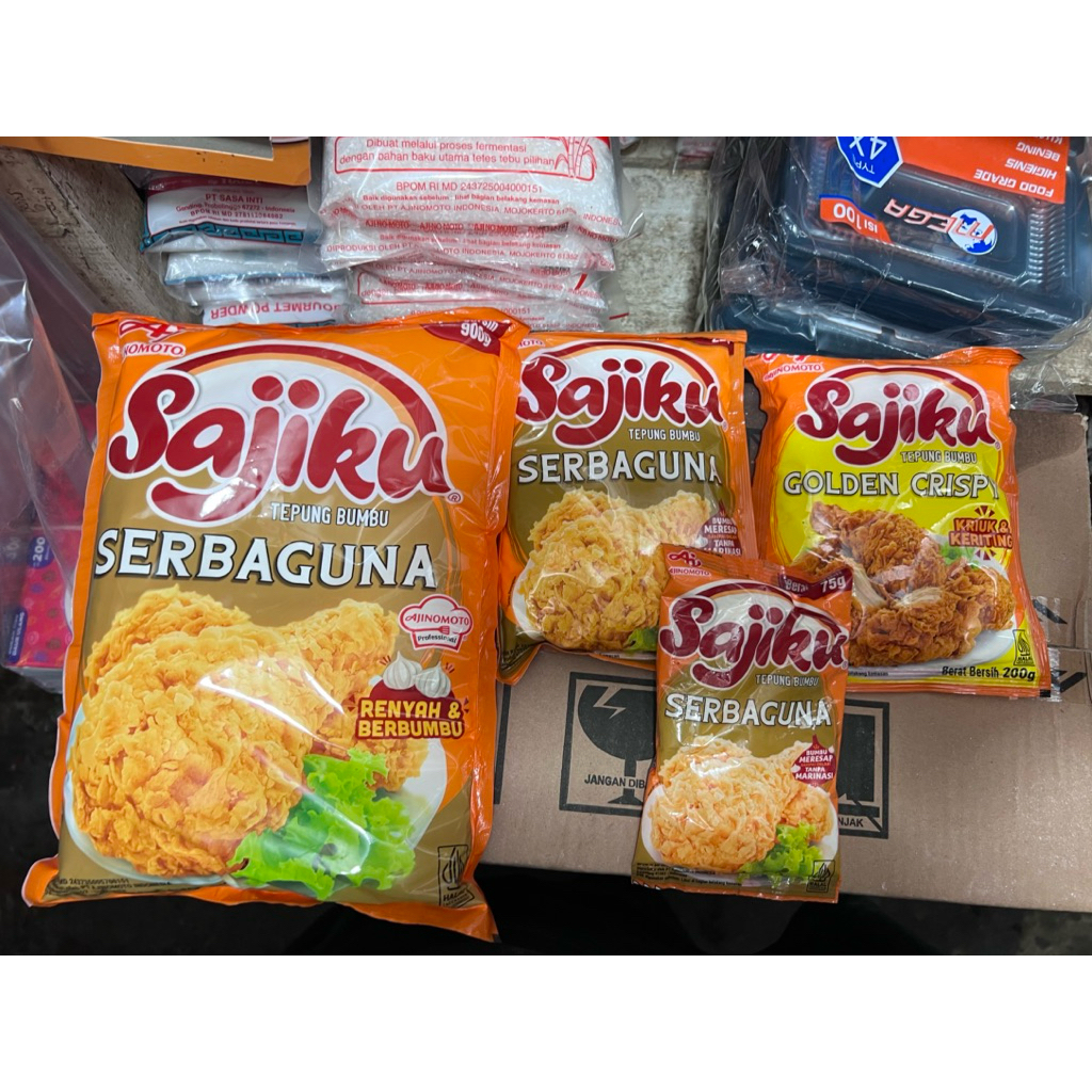 

Tepung Sajiku Serbaguna & Golden Crispy