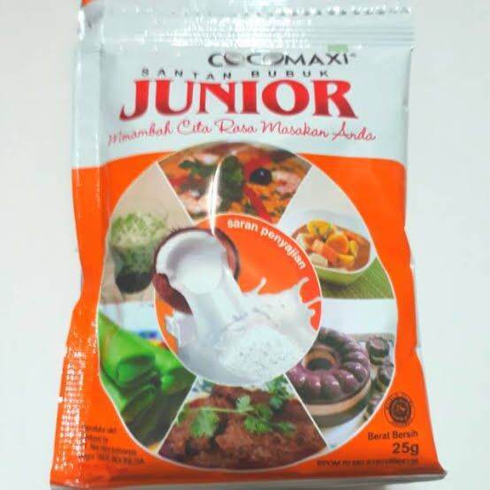 PROMO Cocomaxi Santan Bubuk Junior 1 pcs, 1 renceng isi 10 pcs