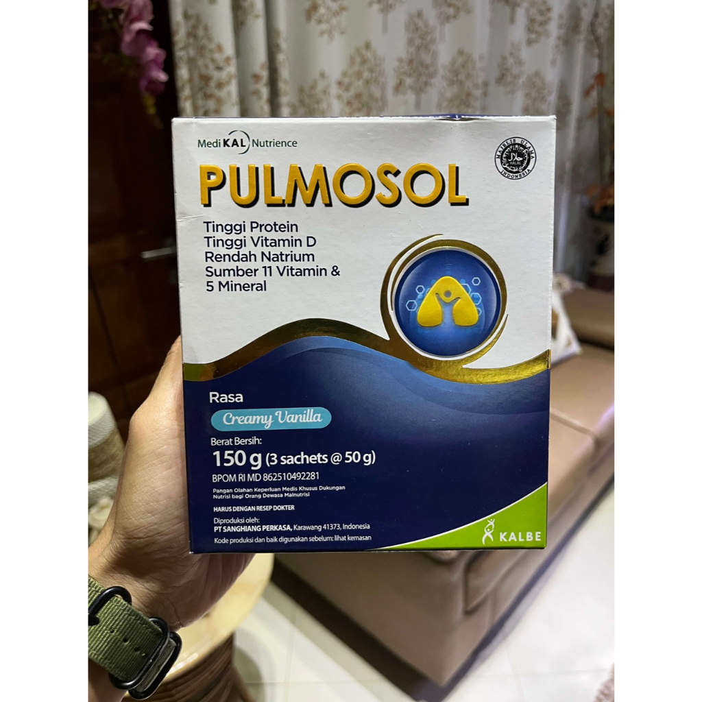 

Pulmosol Vanilla 150gr - Nutrisi Kesehatan Pernapasan