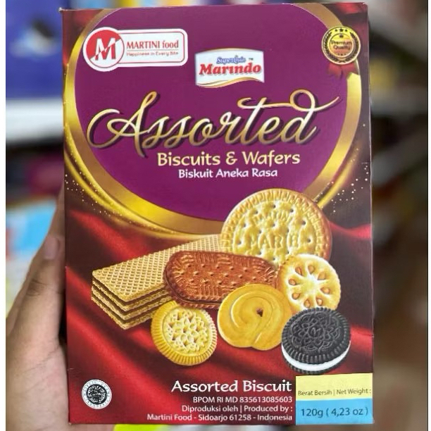 

[oddsolshop] pekanbaru/Marindo Assorted Biscuits & Wafers 120 gr
