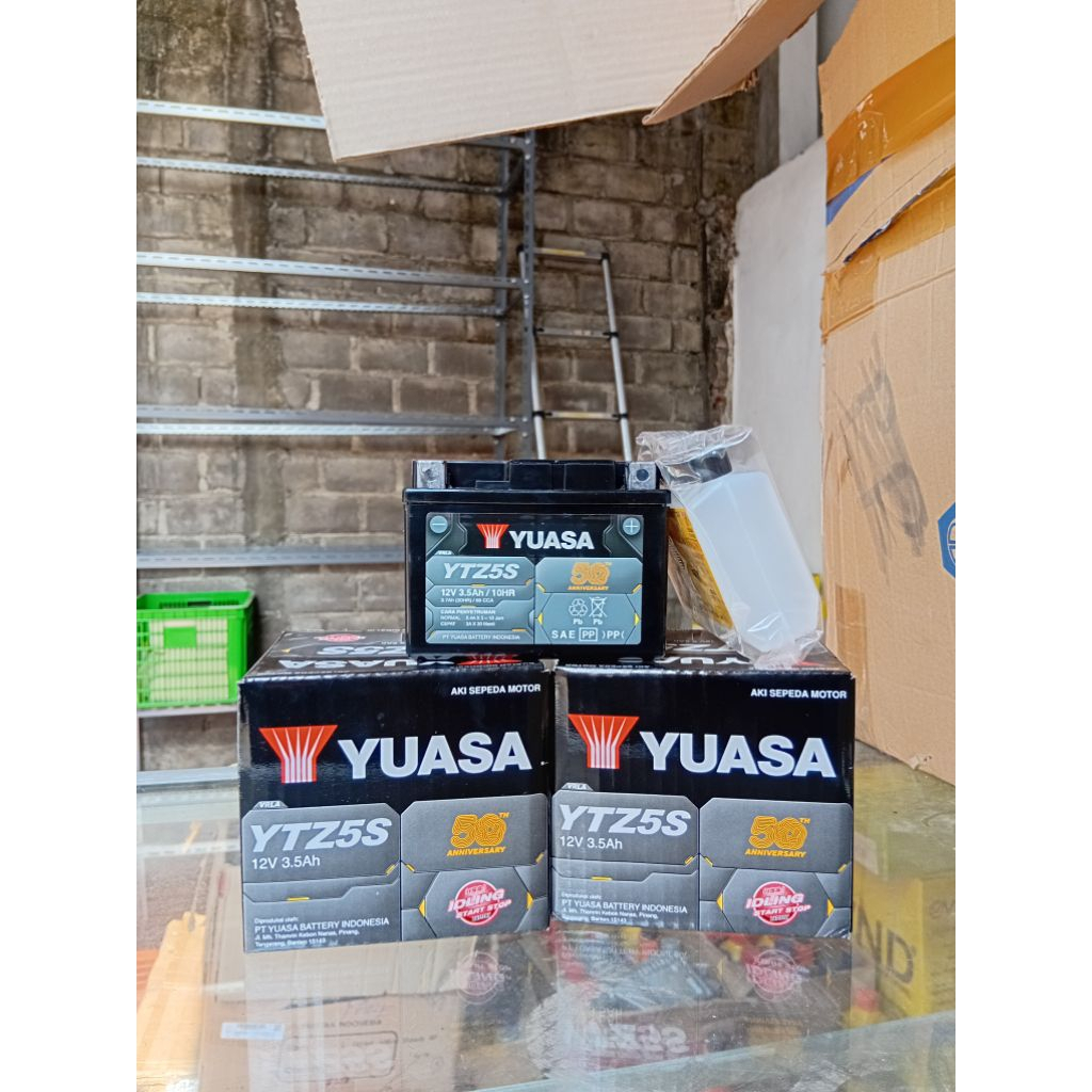 aki Yuasa YTZ5S Beat Scoopy Karbu Fi KVY KZL 2006-2014 Vario 110 supra x 125 supra X 125 Fi helm in 