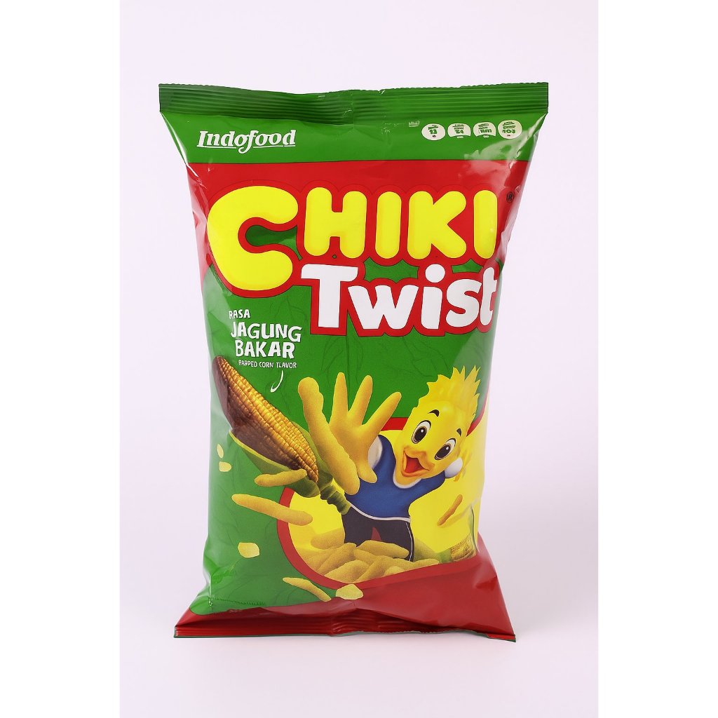 

Chiki twist jagung bakar ISI10pcs 225g