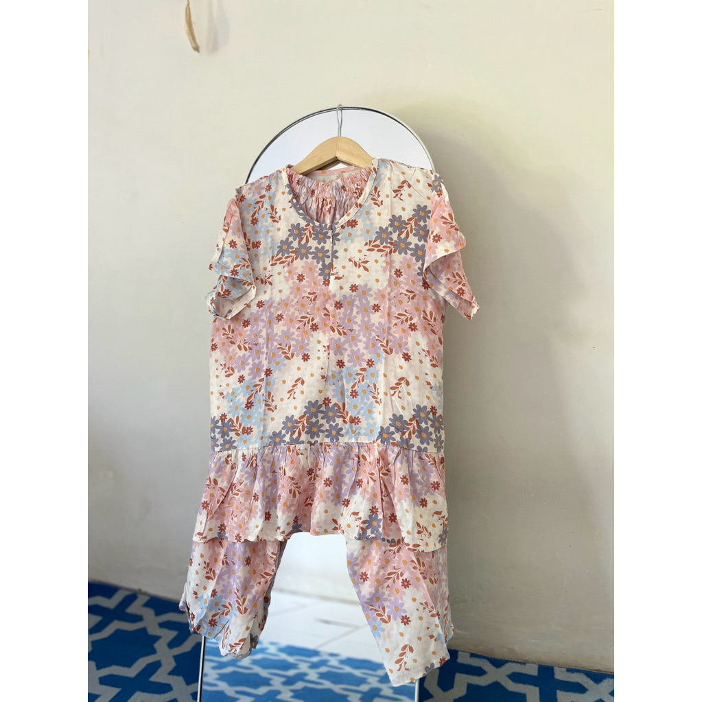 Setelan Celana Panjang || Oneset Celana Panjang || Katun Rayon Premium || Busui Friendly