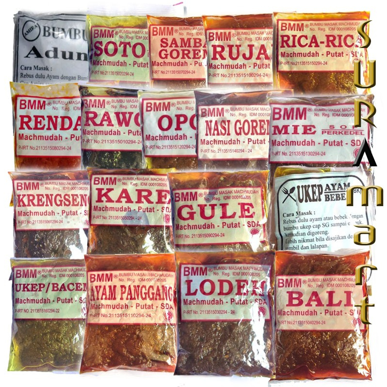 

(25 sachet) BMM Machmudah Bumbu Masak Bumbu Instant Terlaris dan Termurah