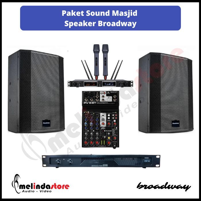 Paket Sound System Masjid Speaker Broadway