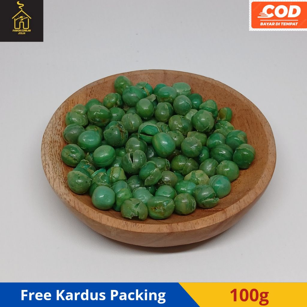 

Kacang Polong 100 gr | Snack Kiloan | Kacang Polong Hijau Ijo | Kacang Polong Ori Tepung | Kacang Bandung Polong (Banpol) | Makanan ringan | Kacang Polong 100 gram