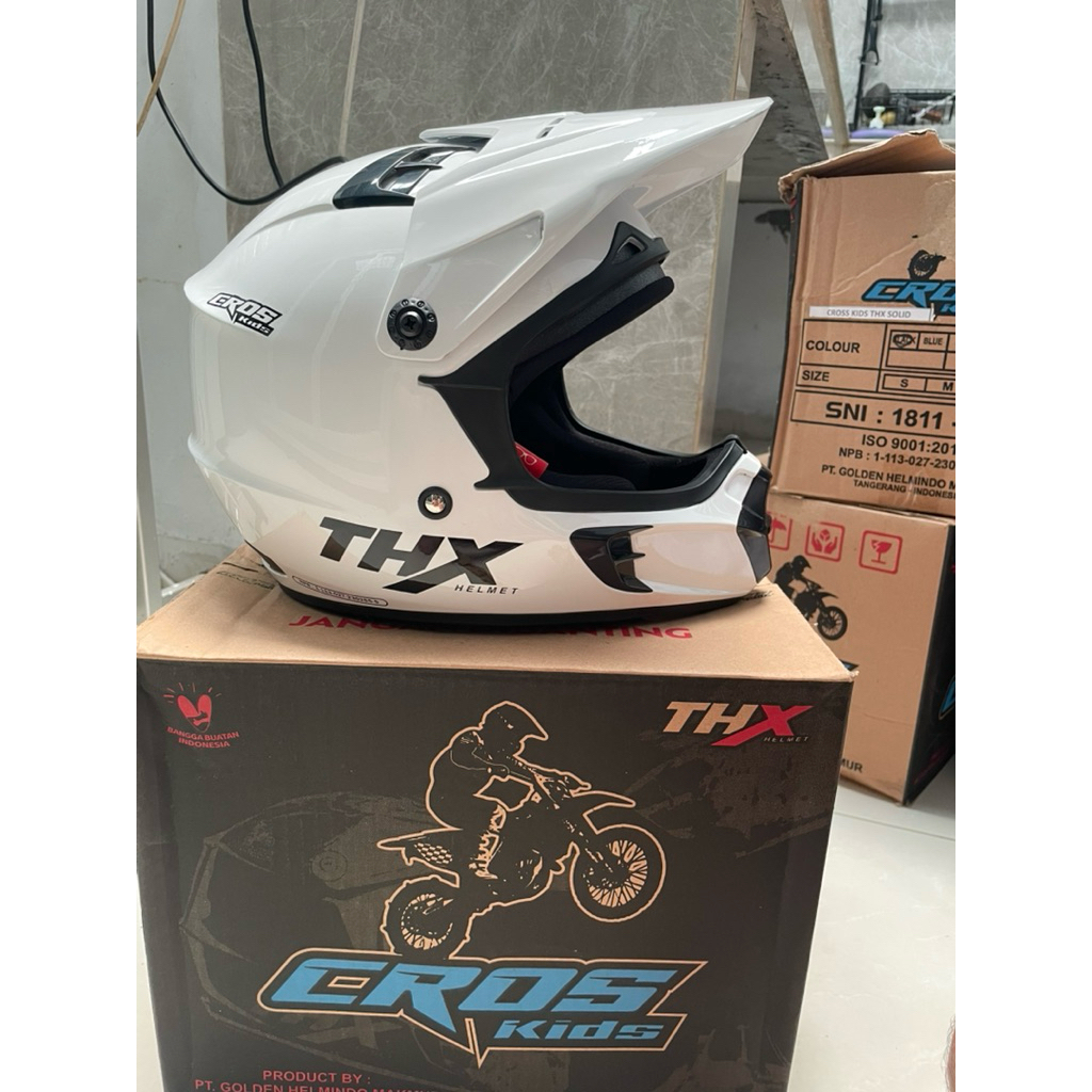 Helm THX Cross Anak I Helm Cross Anak Untuk 5-12 Tahun Termurah
