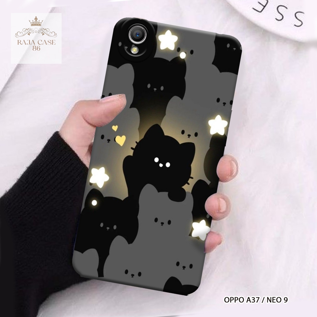 Case Oppo A37 / Oppo Neo 9 - Rajacase - casing Oppo A37 - Motif case Kartun - Pelindung handphone - 
