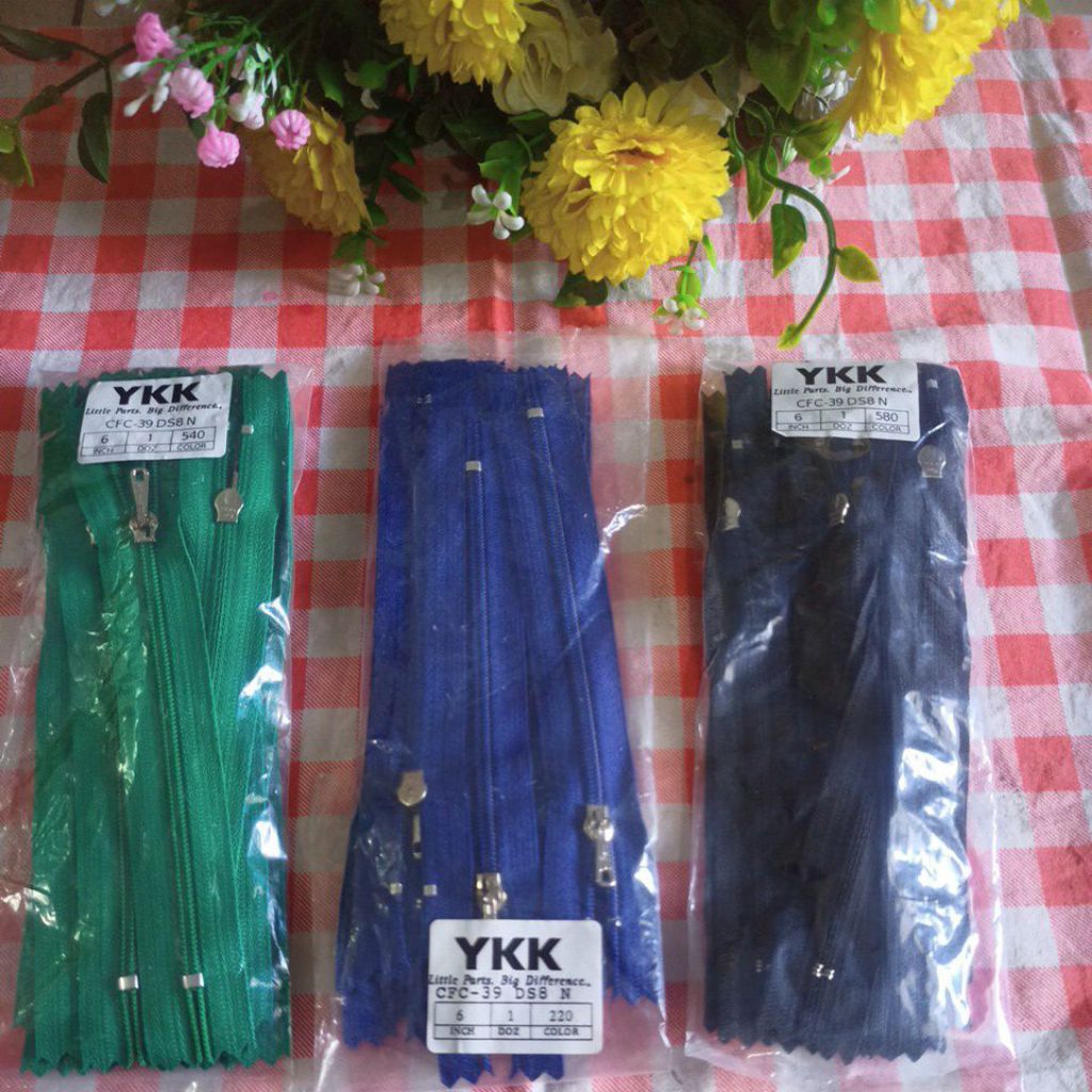 PERLUSIN Resleting Celana/rok YKK 6" (15cm)