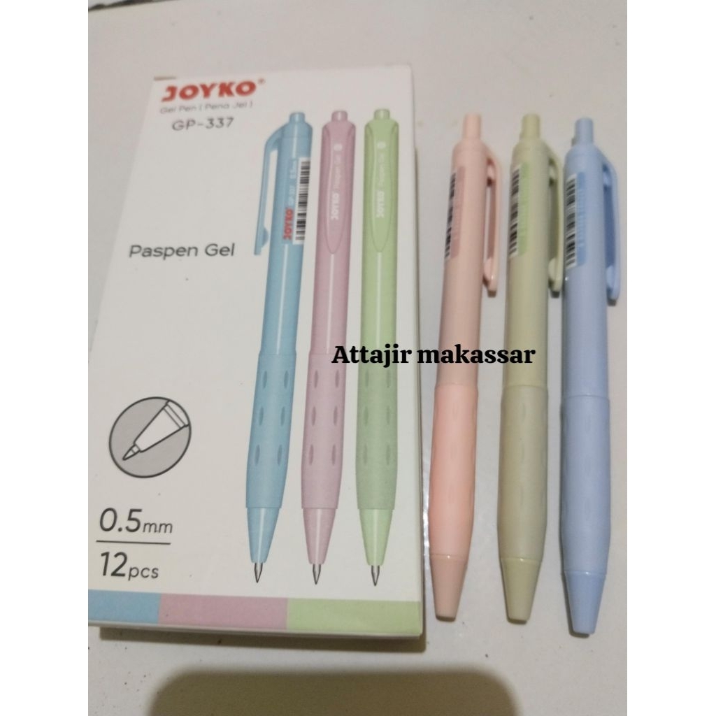 

Pulpen JOYCO GP-337 0.5mm Tinta Cair Original Gel Pen